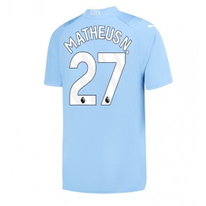 Manchester City Matheus Nunes #27 Hemmatröja 2023-24 Kortärmad